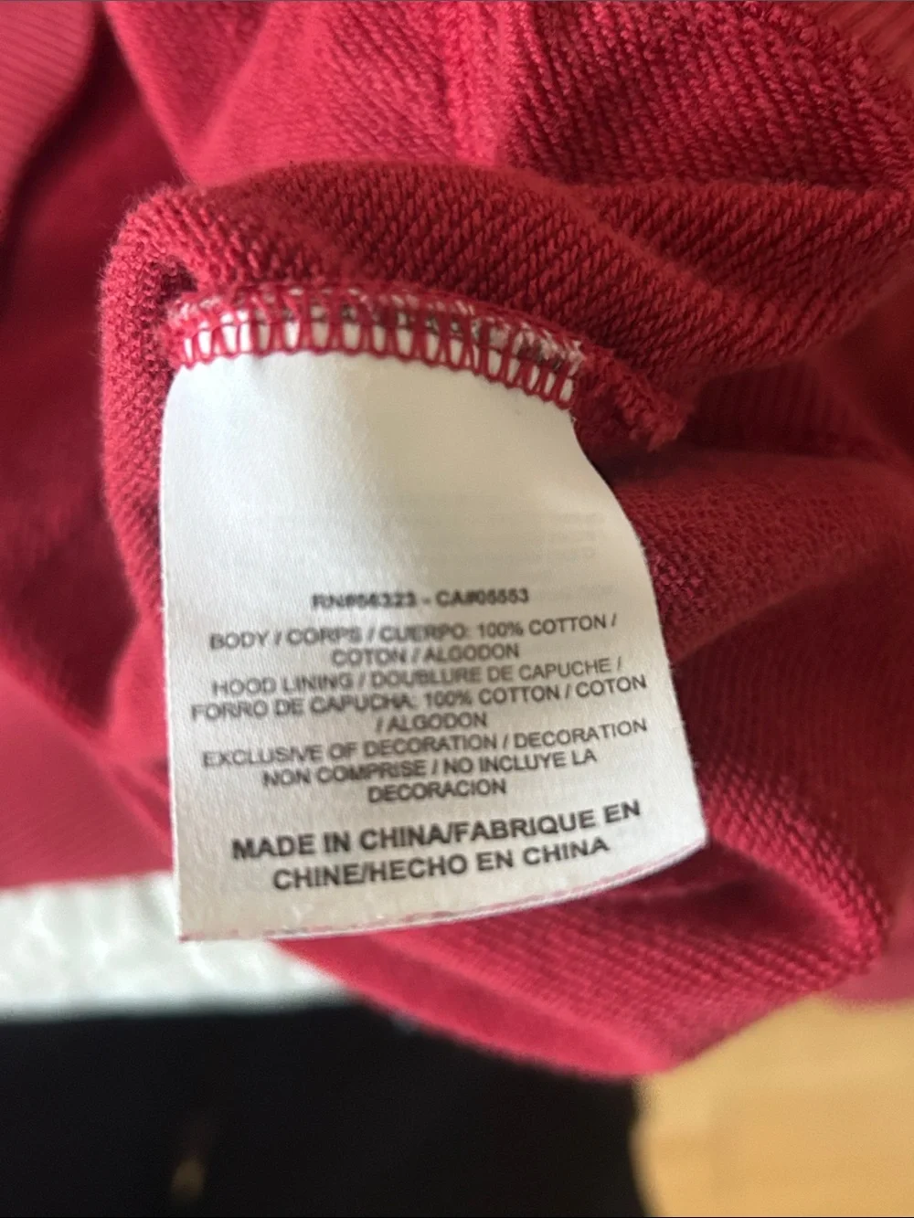 Nike Men’s FC Barcelona Red Crewneck Hoodie